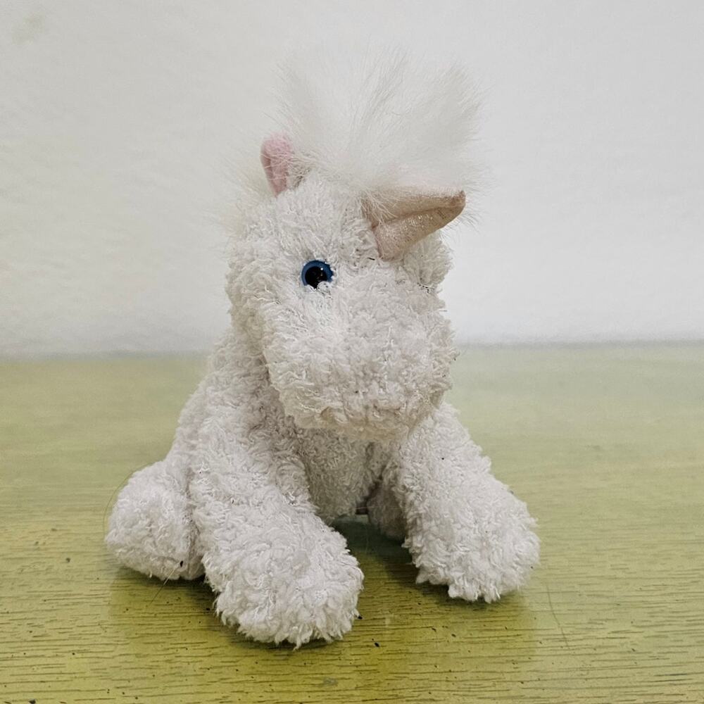 Target Russ Unicorn White Cuddle Zone Sitting Plush Small Mini Beanbag Kids